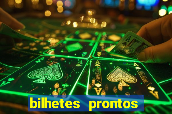 bilhetes prontos futebol hoje